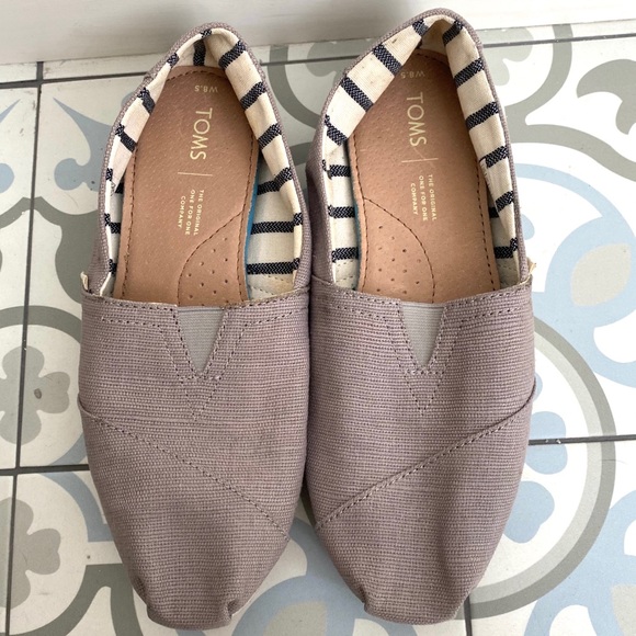 Dove Grey Alpargata Toms - Picture 5 of 6